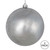 Vickerman N186407D - 8 inch Silver Ball Christmas Ornament - 2 Pack