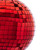 Vickerman N233303D - 6 inch Red Ball Christmas Ornament - 4 Pack