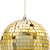 Vickerman N233308D - 6 inch Gold Ball Christmas Ornament - 4 Pack 
