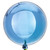 Vickerman N234302SV - 3 inch Blue Shiny Ball on 18 inch Stick Christmas Ornament - 12 Pack