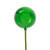 Vickerman N234304SV - 3 inch Green Shiny Ball on 18 inch Stick Christmas Ornament - 12 Pack 