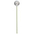 Vickerman N234307G - 3 inch Silver Glitter Ball on 18 inch Stick Christmas Ornament - 12 Pack