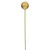 Vickerman N234308G - 3 inch Gold Glitter Ball on 18 inch Stick Christmas Ornament - 12 Pack