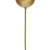 Vickerman N234308G - 3 inch Gold Glitter Ball on 18 inch Stick Christmas Ornament - 12 Pack