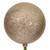 Vickerman N234338G - 3 inch Champagne Glitter Ball on 18 inch Stick Christmas Ornament 
