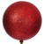 Vickerman N234403G - 4 inch Red Glitter Ball on 18 inch Stick Christmas Ornament - 6 Pack 