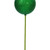 Vickerman N234404G - 4 inch Green Glitter Ball on 18 inch Stick Christmas Ornament - 6 Pack