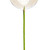 Vickerman N234438SV - 4 inch Champagne Shiny Ball on 18 inch Stick Christmas Ornament - 6 Pack