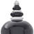 Vickerman N241317DCV - 13 inch Black Candy Glitter Finial Outdoor Christmas Ornament