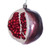 Vickerman N241703D - 4 inch Pomegranate Matte Pinecone Christmas Ornament - 6 Pack