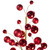 Vickerman N254103 - 30 in. Red Matte Shiny Ball Ornament Artificial Spray