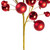 Vickerman N254103 - 30 in. Red Matte Shiny Ball Ornament Artificial Spray