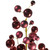 Vickerman N254119 - 30 in. Wine Matte Shiny Ball Ornament Artificial Spray