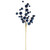Vickerman N254131 - 30 in. Midnight Blue Matte Ball Ornament Artificial Spray