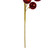 Vickerman N254303 - 30 in. Red Matte Shiny Ball Ornament Artificial Spray