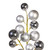Vickerman N254307 - 30 inch Silver Ball Ornament Spray with 2 in. to 3 in. Ornaments