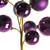 Vickerman N254326 - 30 inch Plum Matte Shiny Ball Ornament Spray with 2 in. to 3 in. Ornaments