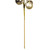 Vickerman N254343 - 30 in. Oat Matte Shiny Ball Ornament Artificial Spray
