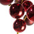 Vickerman N254363 - 30 inch Crimson Matte Ball Ornament Spray with 2 in. to 3 in. Ornaments 