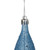 Vickerman N500129 - 5.5 inch Periwinkle Assorted Drop Christmas Ornament - 8 Pack 