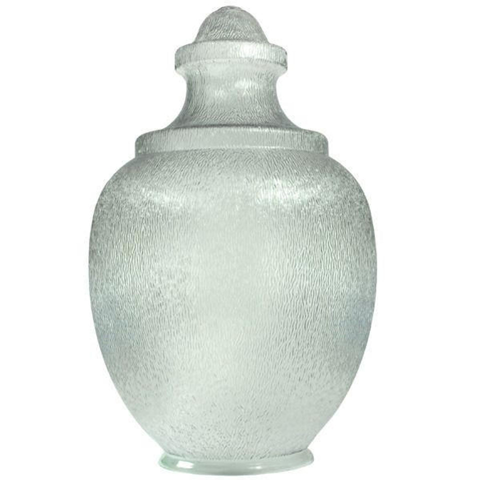 Clear 26" Acorn Street Lamp Globe Replacement w/ 9" Neck Base