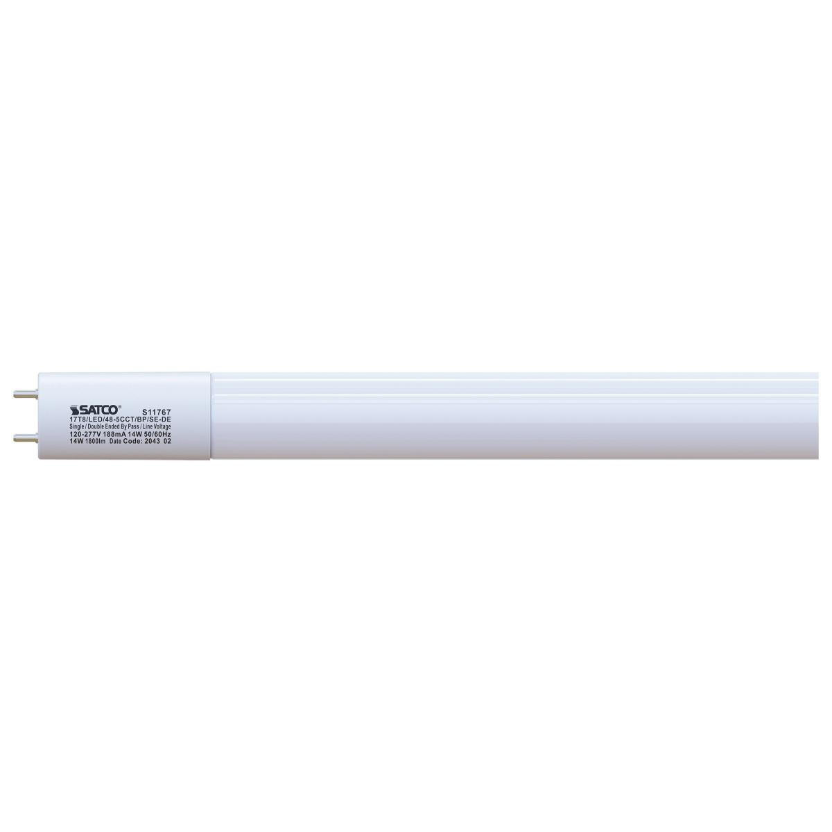 77circa × BEAMS / トップス/one/--/WHT/CC-BMS71 Satco S11767 | 17W LED T8 Tube Light Bulb | CCT Selectable