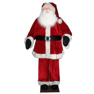 Vickerman Santa Vickerman C896010 | 6' Red Velvet Santa Standing or Sitting