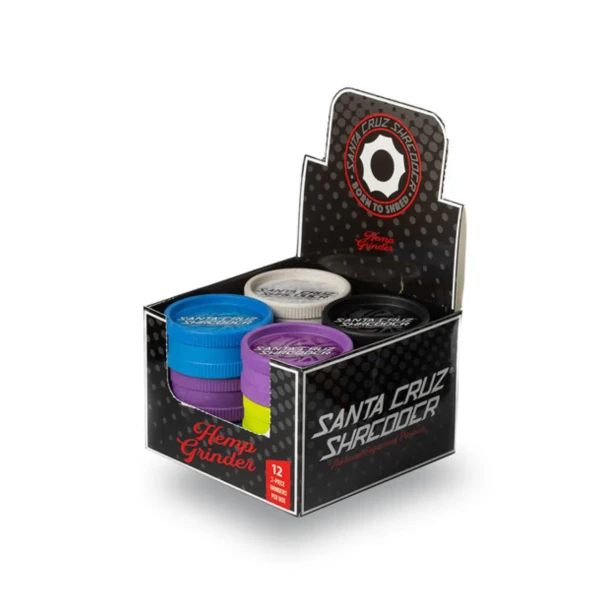SANTA CRUZ SHREDDER - HEMP GRINDER - 2 PIECE LARGE - SINGLE