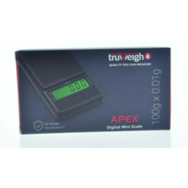 TRUWEIGH - APEX - 1000G X 0.1G - BLACK