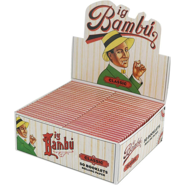 Big Bambu Classic King Size Rolling Papers – Single Booklet (33 Papers)