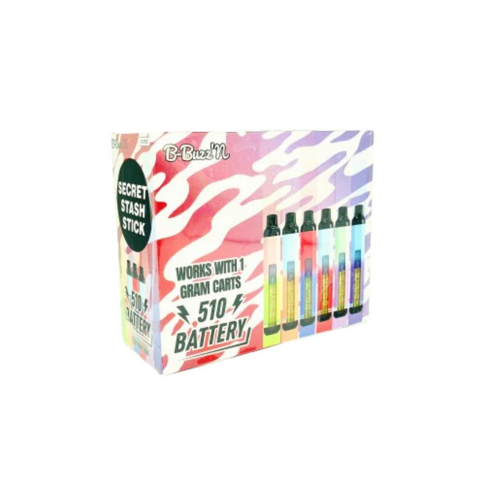 B-BUZZ'N - SECRET STASH STICK - BATTERY - SINGLE - RANDOM COLOR