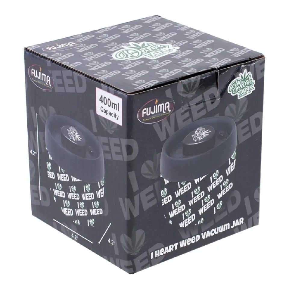 FUJIMA - DANK TANK - I HEART WEED VACUUM JAR - GSJ55