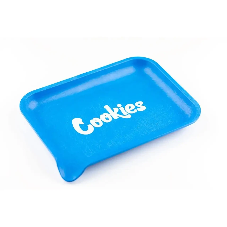 COOKIES - LARGE METAL ROLLING TRAY - BLUE