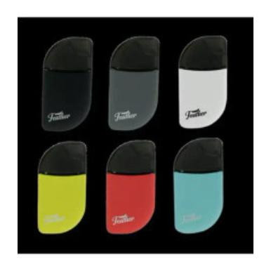 KANDYPENS - FEATHER - VAPORIZER - RANDOM COLORS - SINGLE UNIT