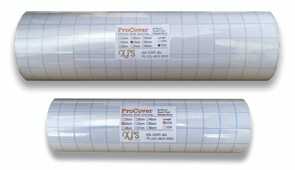 ProCover 80 micron delayed bond adhesive book covering film