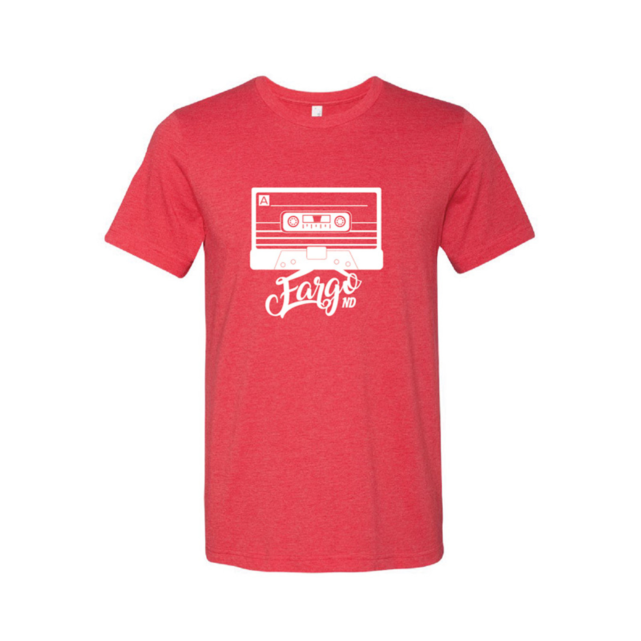 Vintage Fargo Cassette Tee - Heather Red