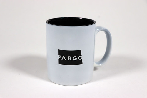 Fargo ND Laser Engraved Coffee Mug White