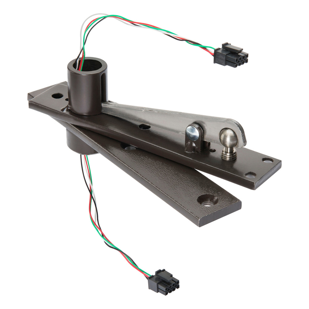 Rixson EH340 4W 613 Electrified Center Hung Top Pivot Dark Oxidized