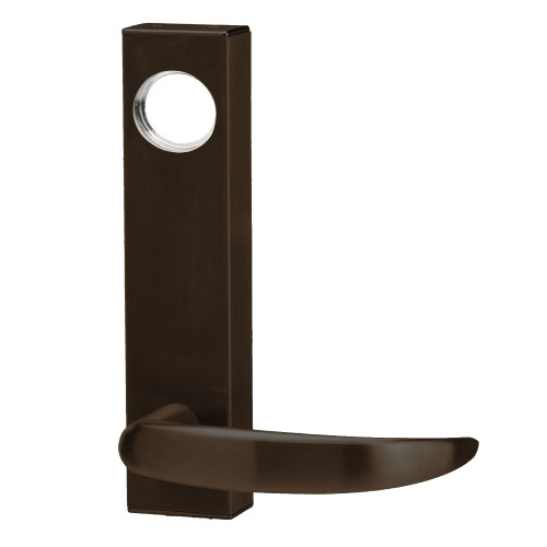 Adams Rite 3080-01-0-3U-US10B Entry Trim 01 Curve Lever With Cylinder Hole Universal Oil Rubbed Bronze