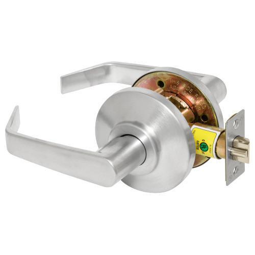BEST 7KC20N15DS3626 Grade 2 Passage Cylindrical Lock 15 Lever Non-Keyed Satin Chrome Finish Non-handed