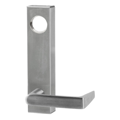Adams Rite 3080-03-0-33-US32D Entry Trim 03 Square Lever With Cylinder Hole Mortise Exit Devices Satin Stainless Steel