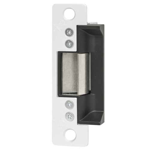 Adams Rite 7100-310-628-00 Electric Strike Electrically Unlocked Fail Secure For Aluminum Hollow Metal or Wood Applications 4-7/8 In X 1-1/4 In Flat Faceplate with Radius Corners 12VDC Satin Aluminum Clear Anodized