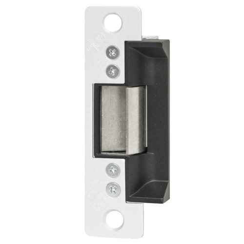 Adams Rite 7100-510-628-00 Grade 1 Electric Strike Fail Secure 24 VDC for Aluminum Applications 4-7/8 x 1-1/4 Flat Faceplate with Round Corners Aluminum Finish 7100-510-628-00