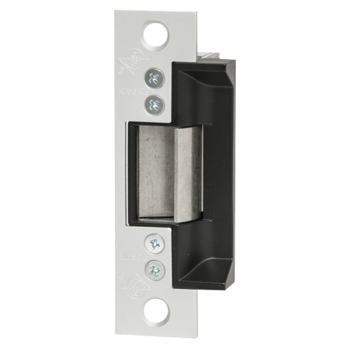 Adams Rite 7140-440-628-00 Electric Strike Electrically Unlocked Fail Secure For Aluminum Hollow Metal or Wood Applications 4-7/8 In X 1-1/4 In Flat Faceplate with Square Corners 16VAC Satin Aluminum Clear Anodized