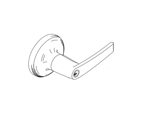 Yale MO5390LN 625 24V Fail Safe 24V No Cylinder Override Electrified Cylindrical Lock MO Lever Design Bright Chrome MO5390LN 625 24V