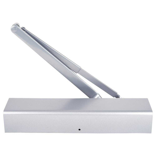 Norton 8501M 689 Grade 1 Tri Mount Door Closer Push or Pull Side Regular Adjustable Size 1 to 6 Metal Cover Aluminum Painted Finish Non-Handed 8501M 689