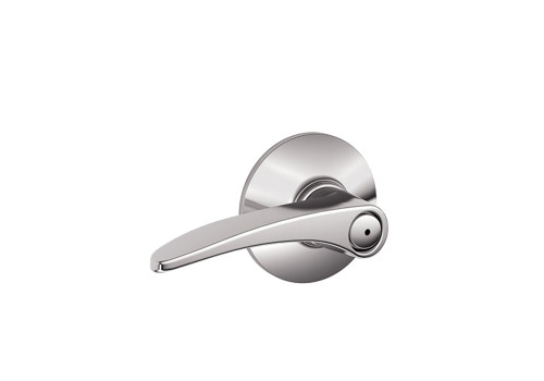 Schlage Residential F40 MNH 625 Grade 2 Privacy Lock Manhattan Lever Bright Chrome Finish F40 MNH 625