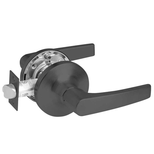 Yale MO5481LN REX 693 24V Fail Secure 24V No Cylinder Override Electrified Cylindrical Lock MO Lever Design REX Switch Black Painted MO5481LN REX 693 24V