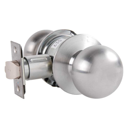 Arrow MK02-TA-26D Grade 2 Privacy Cylindrical Lock Tudor Knob Non-Keyed Satin Chrome Finish Non-handed MK02-TA-26D