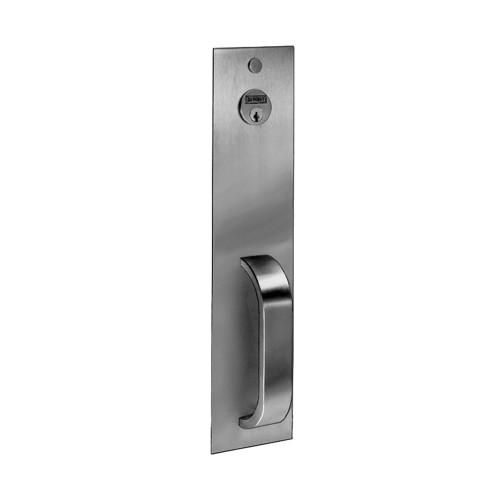 Sargent 814 PTB 32D Nightlatch Pull Exit Device Trim PTB Design Satin Stainless Steel 814 PTB 32D